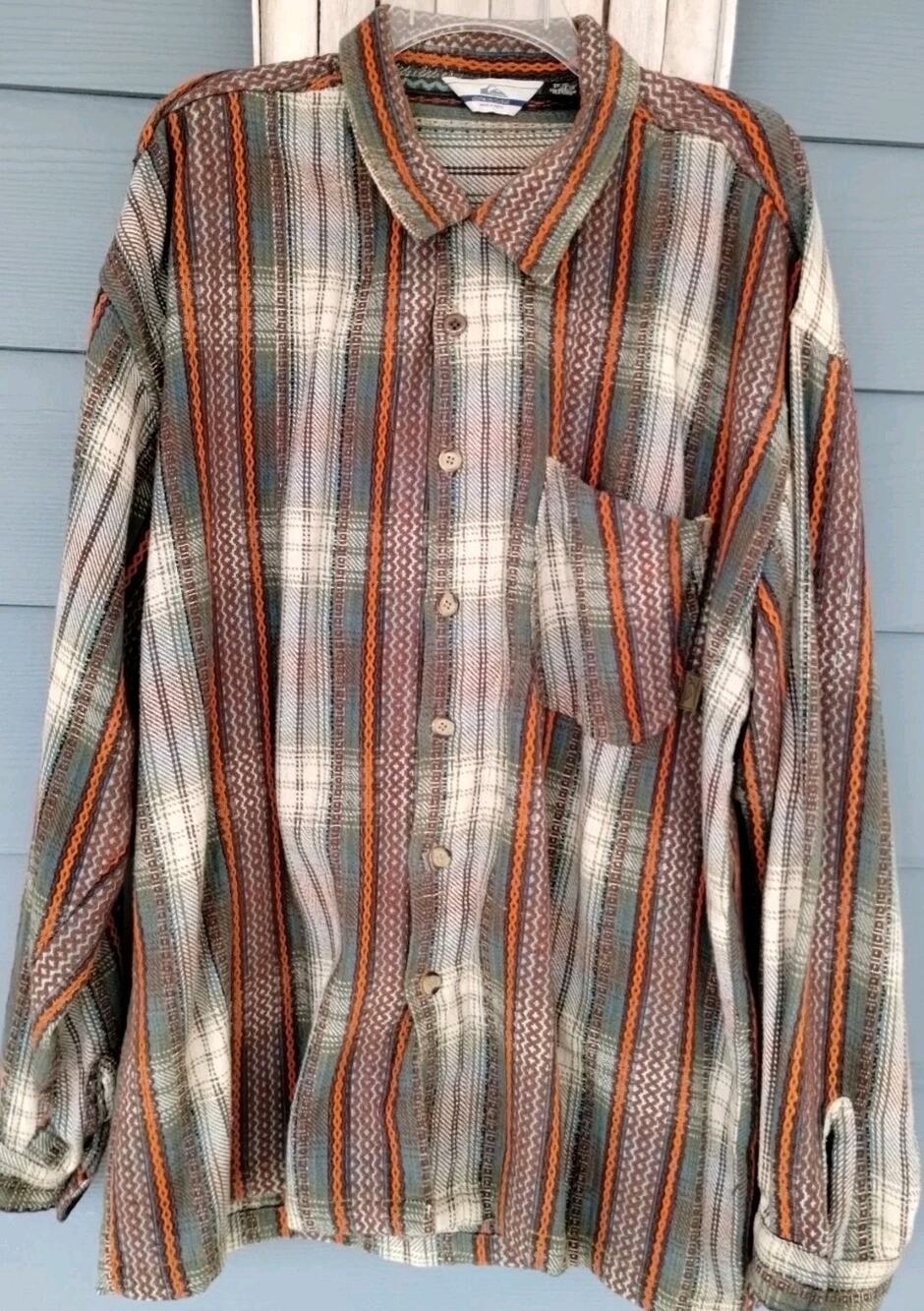 Quicksilver Surfer Vintage Very Rare 80s/90s Heavy Shirt Jacket - XL